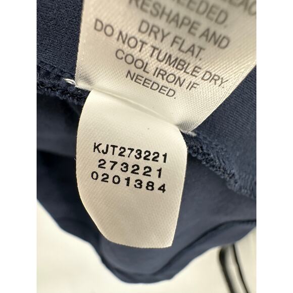 J.Jill Wearever Collection Button Front Jacket Cardigan Women 4X Navy Blue Rayon - Picture 9 of 10